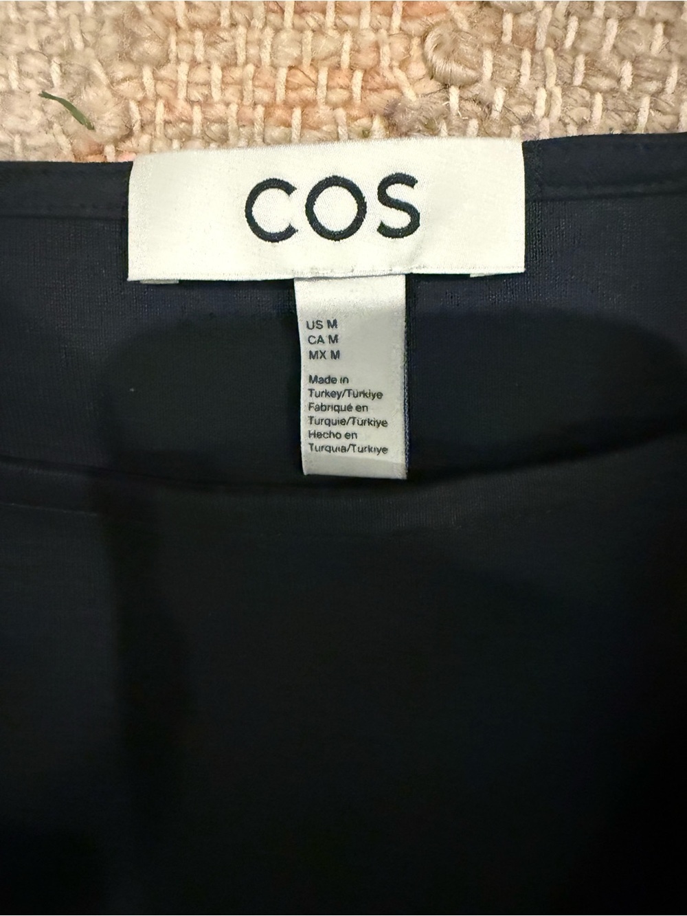 COS Boat-Neck Gathered Midi Dress - Picture 5 of 5